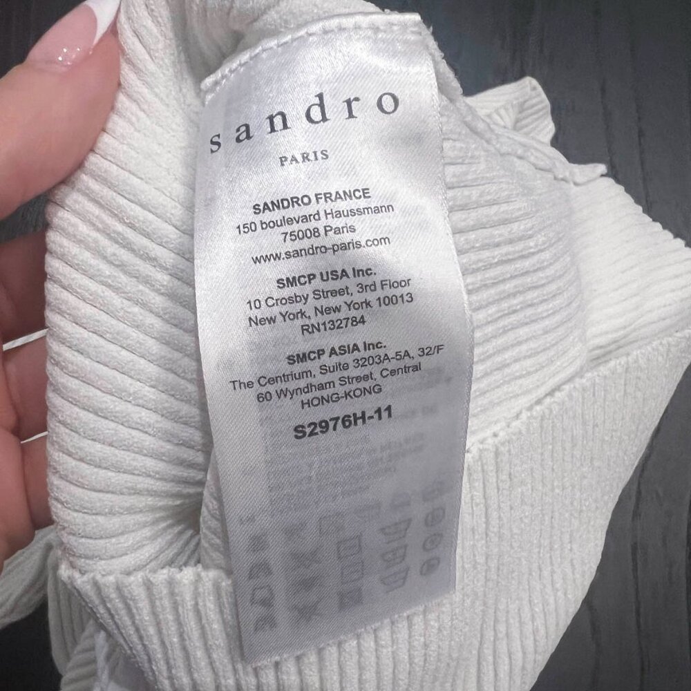 Sandro Rib-Knit Top - Picture 4 of 5